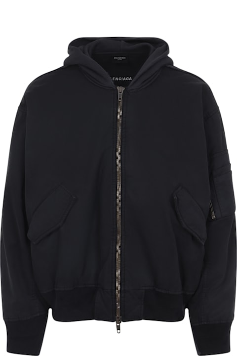 Balenciaga for Kids Balenciaga Hybrid Bomber