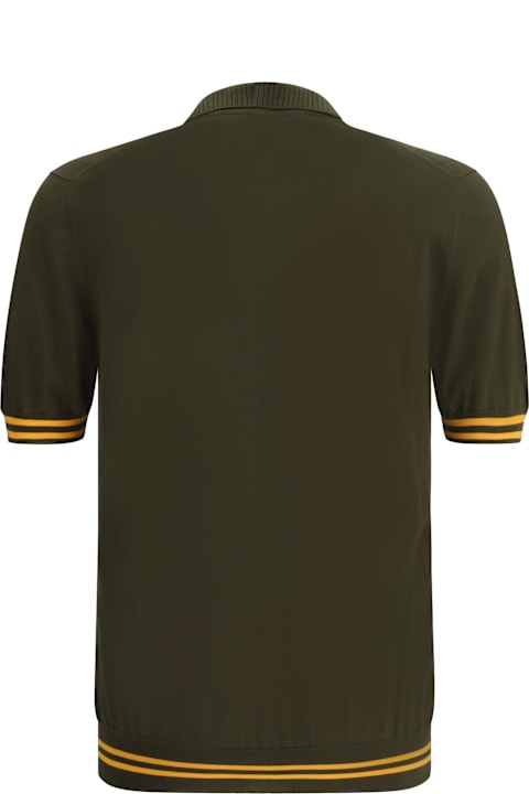 Kiton for Men Kiton Ribbed Polo Shirt