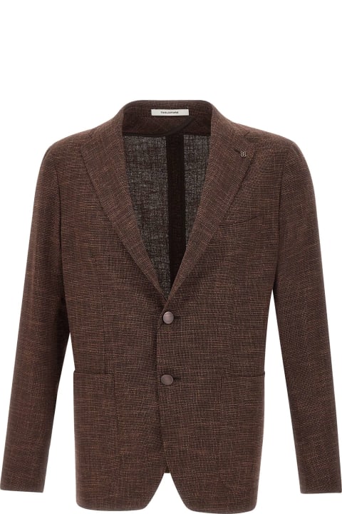 Tagliatore Coats & Jackets for Men Tagliatore Wool, Cotton And Silk Blazer