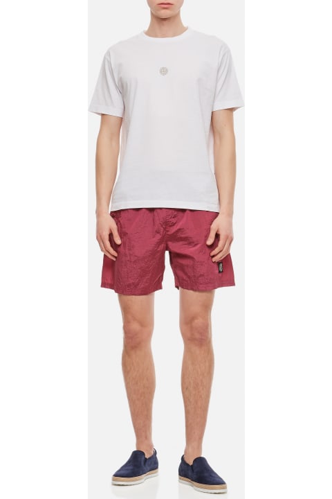 Stone Island Sale for Men Stone Island T-shirts And Polos White