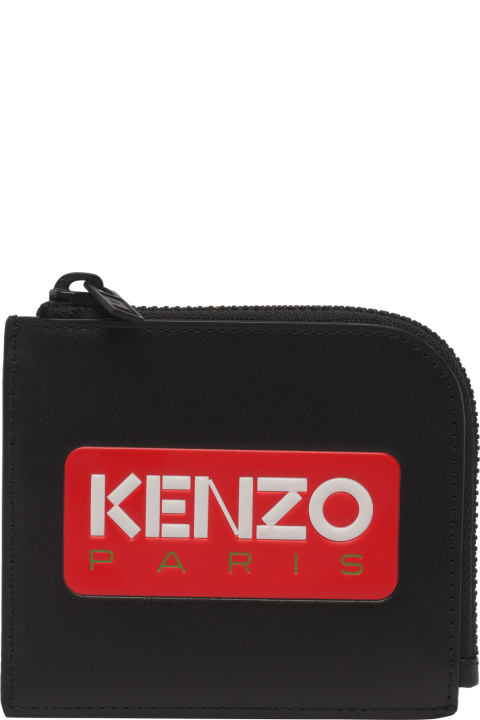 Wallets for Men Kenzo Logo-printed Zipped Wallet