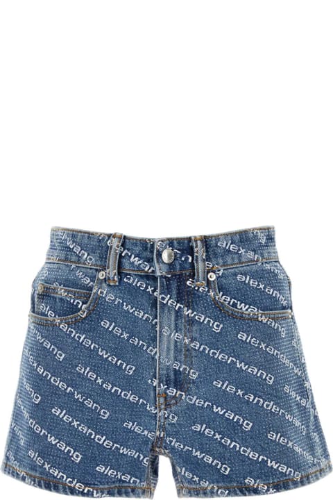 Fashion for Women Alexander Wang Printed Denim Shorts