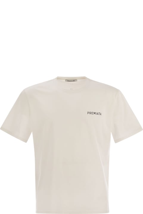 Premiata ملابس علوية لـ القسم الرجالي Premiata Cotton Jersey T-shirt