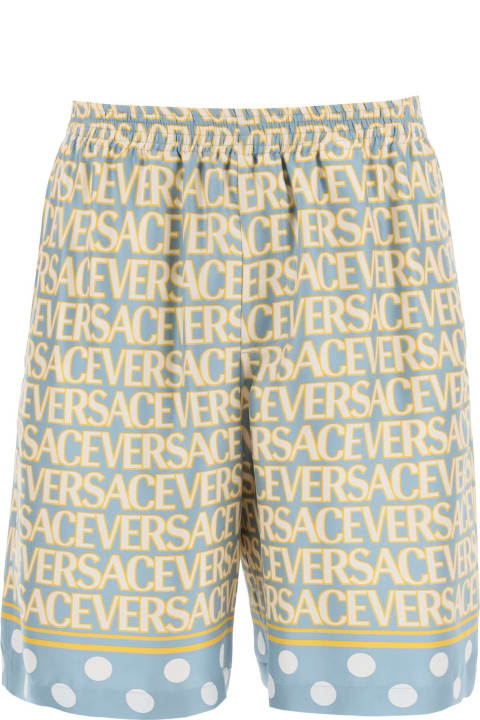 Homeware Versace Versace Allover Silk Shorts