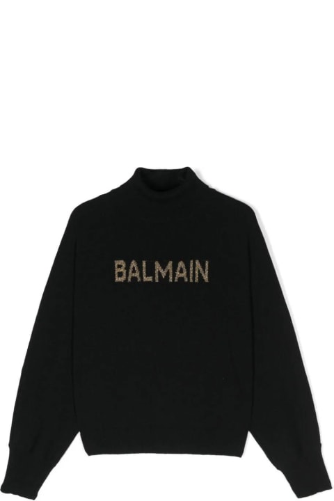 Balmain for Kids Balmain Pull Con Logo