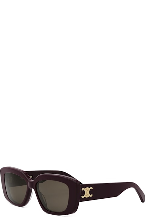 Celine Cl40216u Triomphe 69e Violet Sunglasses