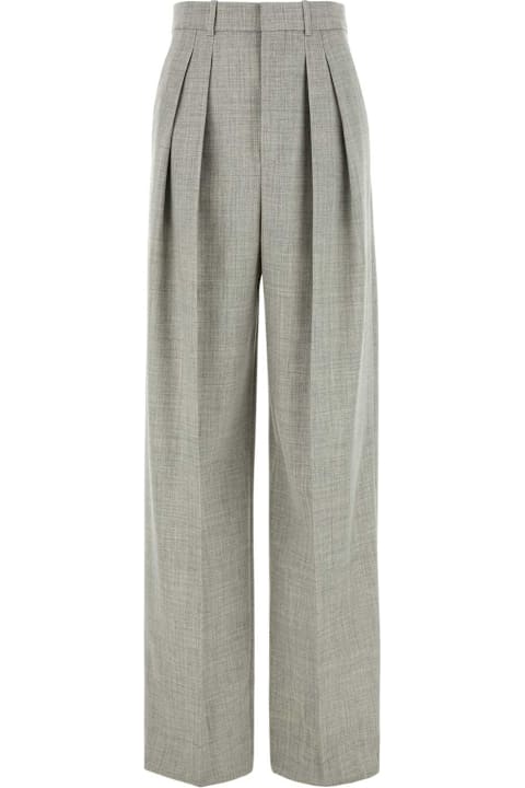 Saint Laurent for Women Saint Laurent Grey Wool Pant