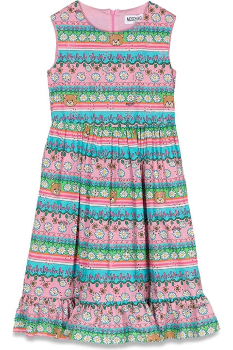 Moschino لـ بنات Moschino Fancy Sleeveless Dress