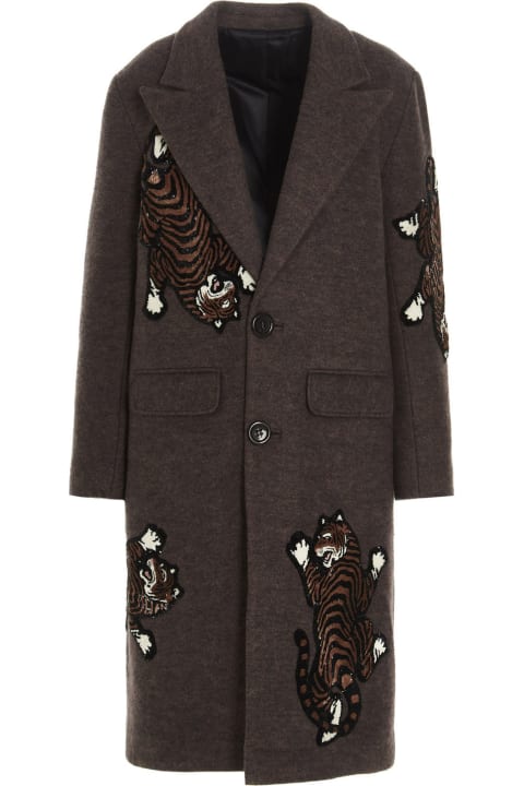 Tiger Embroidery Coat