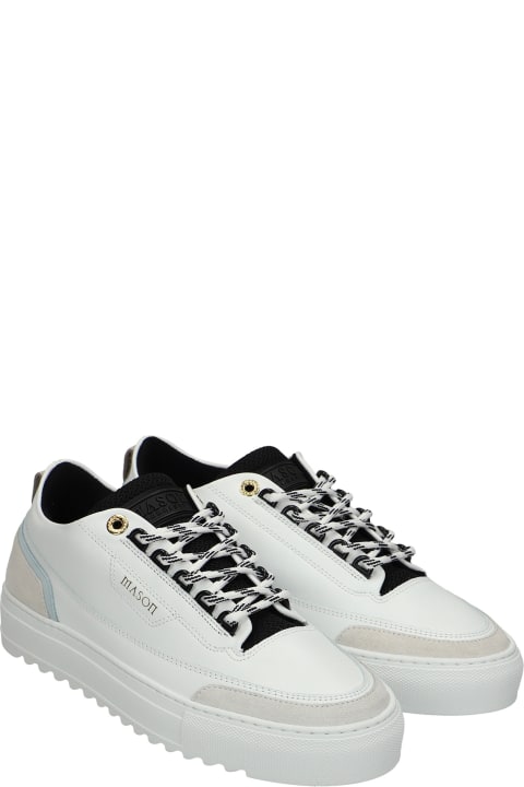 Firenze Sneakers In White Leather