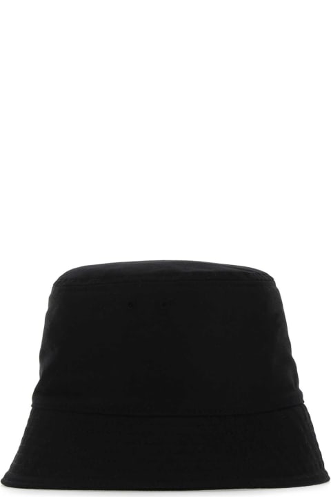 Hats for Men Valentino Garavani Black Cotton Hat