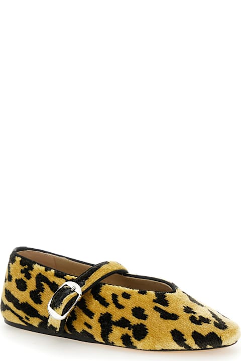 Homeware Le Monde Beryl 
stella
 Multicolor Ballerinas With All-over Leopard Print In Velvet Woman