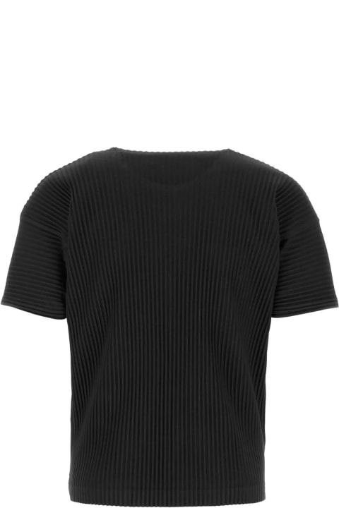 Black Polyester T-shirt