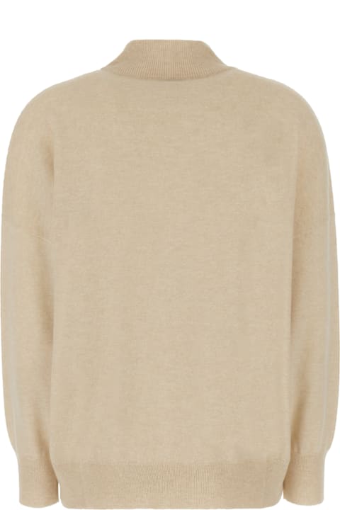 Fashion for Women Brunello Cucinelli Sand Cashmere Sweater