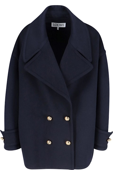 Fashion for Women Loewe Double-breasted Mini Coat