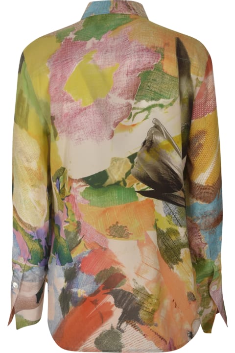 Paul Smith Topwear for Women Paul Smith Round Hem All-over Printed Shirt