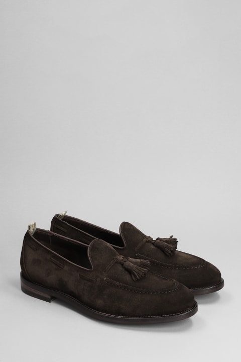 Officine Creative Loafers & Boat Shoes for Men Officine Creative Tulane 004 Loafers In Brown Suede