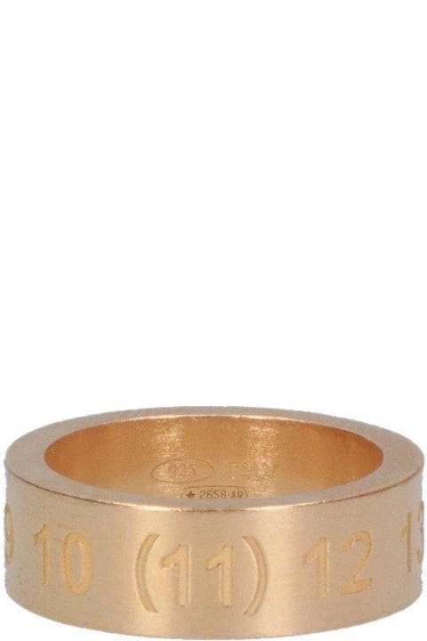 Rings for Men Maison Margiela Number Engraved Ring