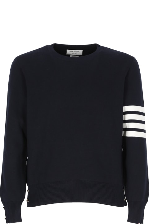 Thom Browne Clothing for Men Thom Browne 'milano Stitch' Cotton Pullover