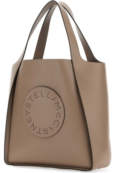 Fashion for Women Stella McCartney Dove Grey Alter Mat Stella Logo Shopping Bag