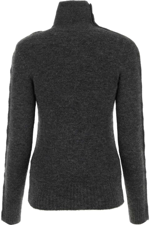 Isabel Marant Fleeces & Tracksuits for Women Isabel Marant Anthracite Nylon Blend Malo Sweater