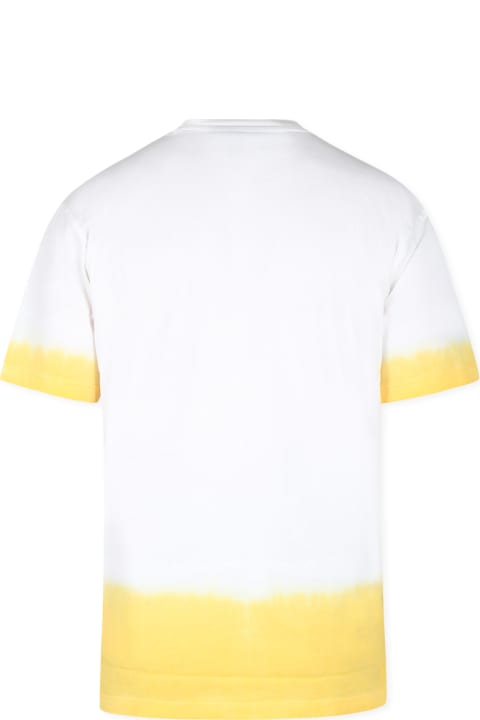 Homeware Diadora White T-shirt For Boy With Logo