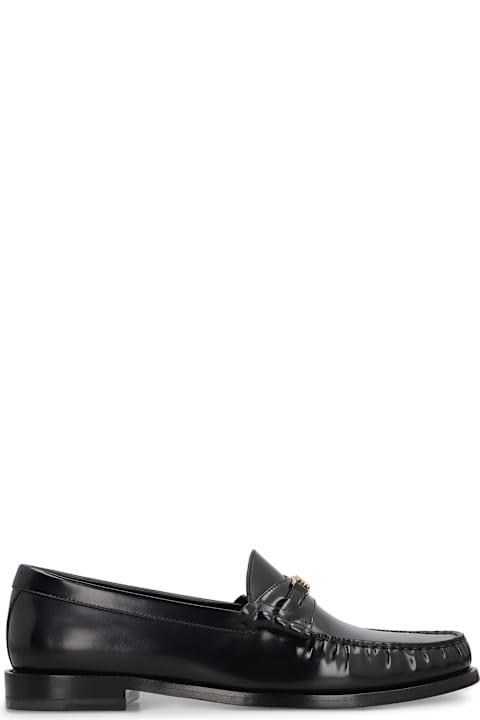 Celine Triomphe Loafers In Leather