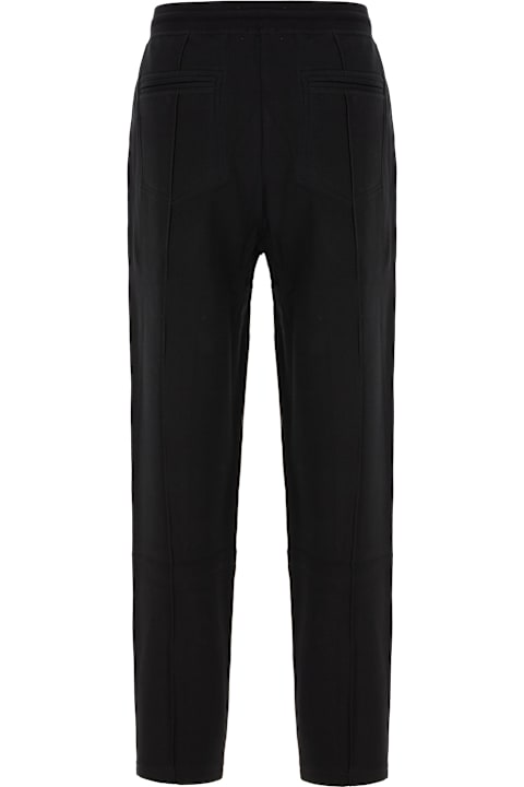 Pants for Men Brunello Cucinelli Black Cotton Blend Joggers