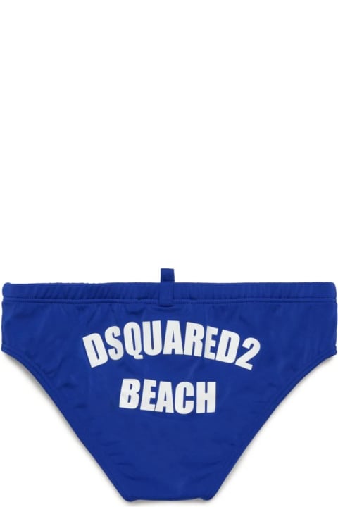 Dsquared2 Swimwear for Boys Dsquared2 Costume Con Stampa