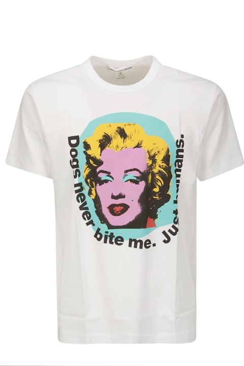Comme des Garçons Shirt for Men Comme des Garçons Shirt Cotton Jersey Plain With Print I Andy Warhol