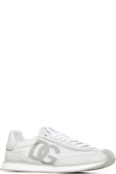 Dolce & Gabbana Sneakers for Men Dolce & Gabbana Two-tone Suede And Mesh Dg Aria Sneakers