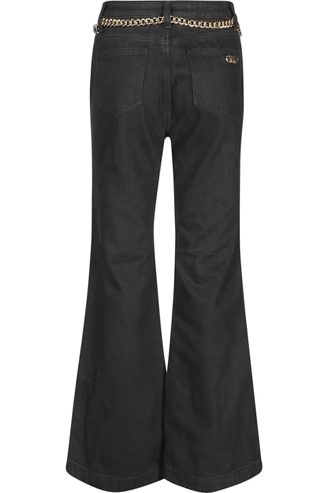 Michael Kors Jeans for Women Michael Kors Flare Chain Belt Jeans