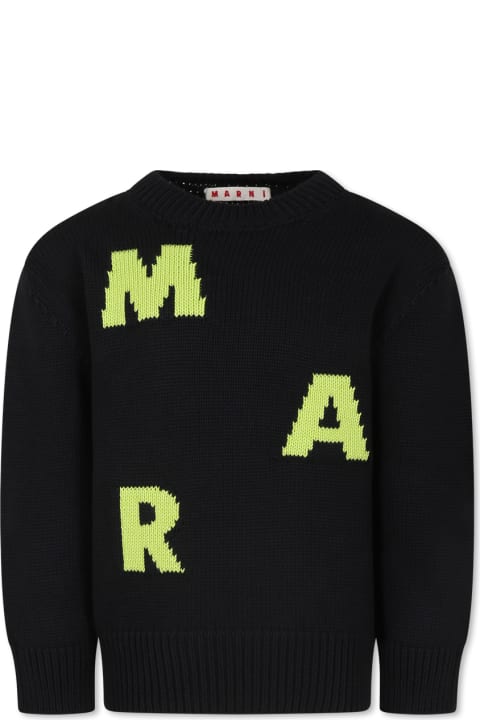 Fashion for Boys Marni Back Sweater For Kids With Logo