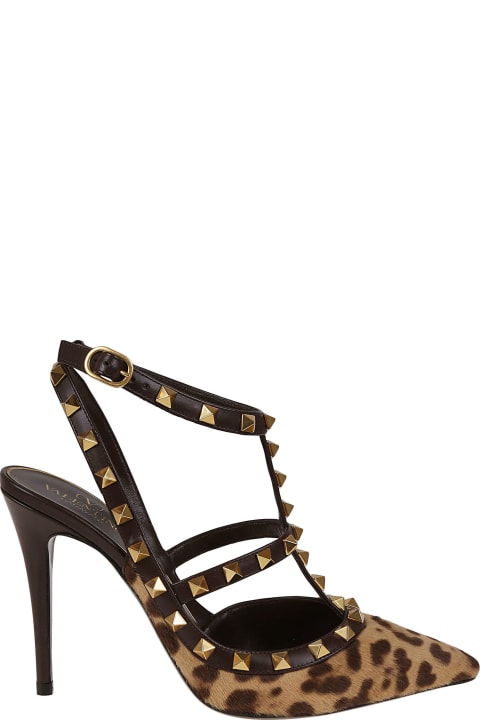 Fashion for Women Valentino Garavani Ankle Strap Rockstud T. 100