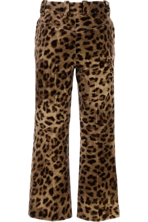 الملابس خصم على السيدات Chloé Printed Velvet Pant