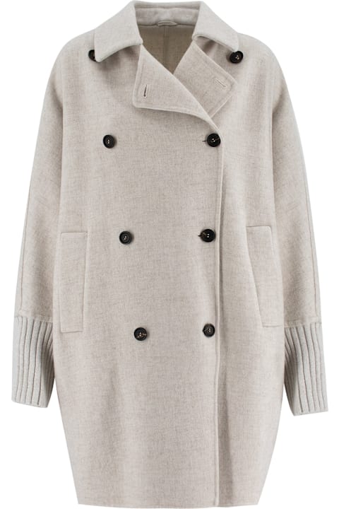 Homeware Brunello Cucinelli Monili Embellished Hand-finished Coat