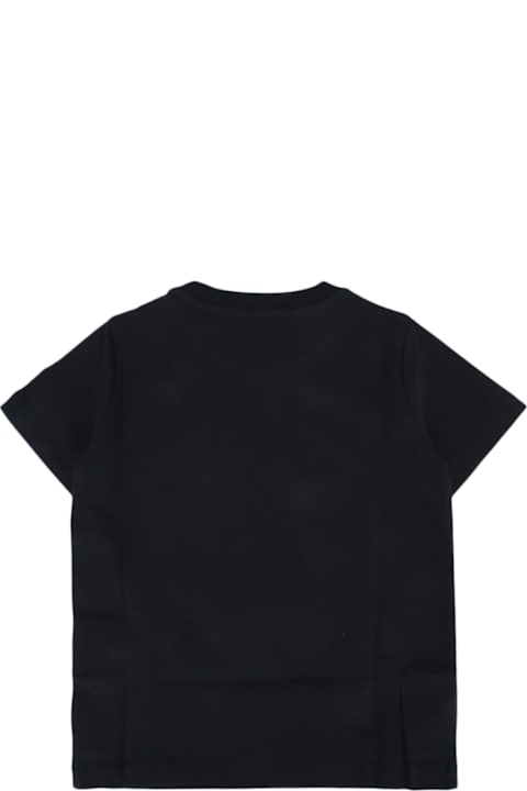 Moncler قمصان بياقة دائرية وقمصان البولو لـ أولاد Moncler Ss T-shirt