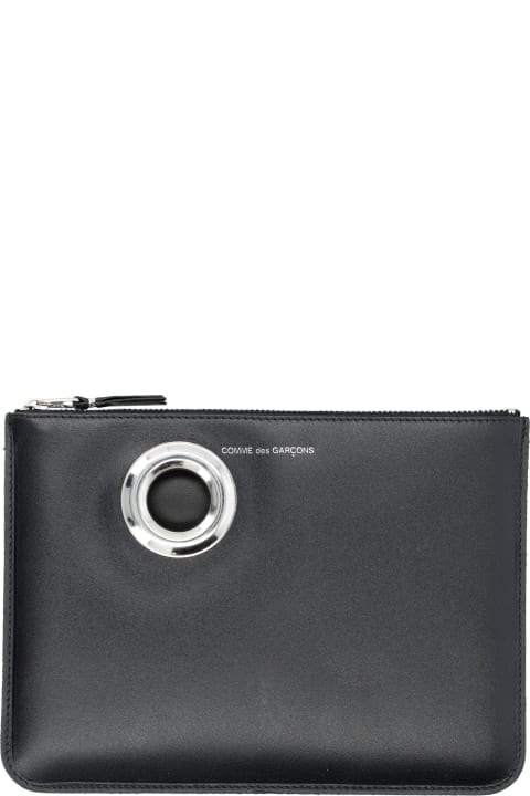 Homeware Comme des Garçons Wallet Silver Eyelet Pouch