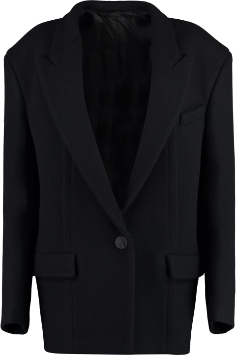 The Attico Coats & Jackets for Women The Attico Glen Short Wool Coat