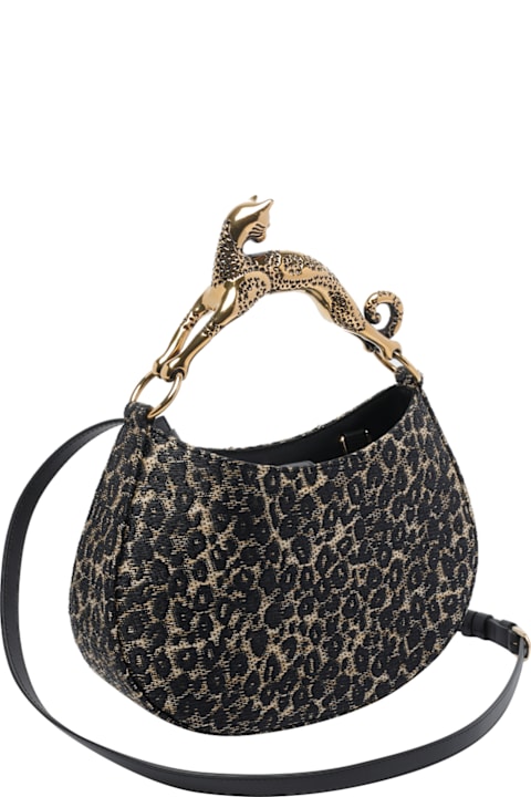 Homeware Lanvin Cat Leopard Hobo Bag
