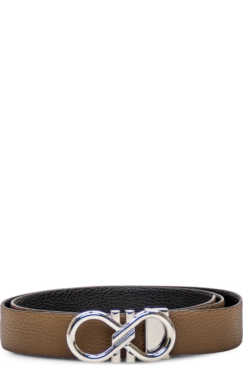 Homeware Ferragamo Reversible Gancini Belt