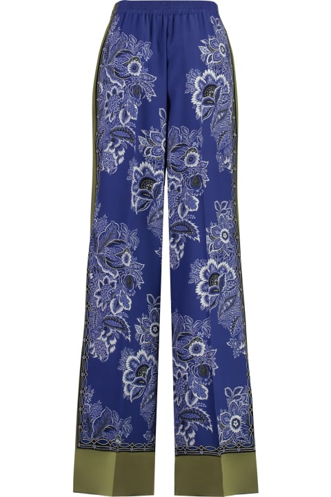 Etro Pants & Shorts for Women Etro Printed Silk Pants