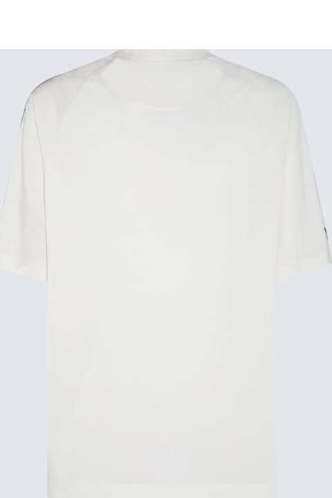 Y-3 Topwear for Men Y-3 White And Grey Cotton T-shirt