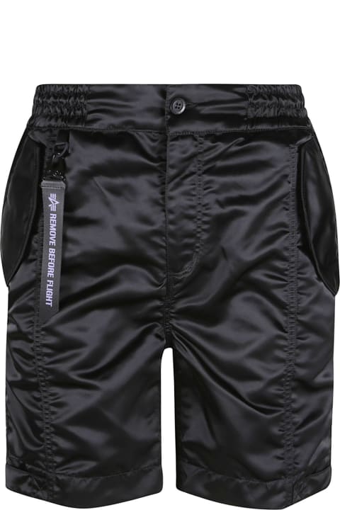 Alpha Industries Pants for Men Alpha Industries Buttoned Nylon Shorts