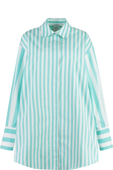 ウィメンズ Patouのトップス Patou Striped Cotton Shirtdress