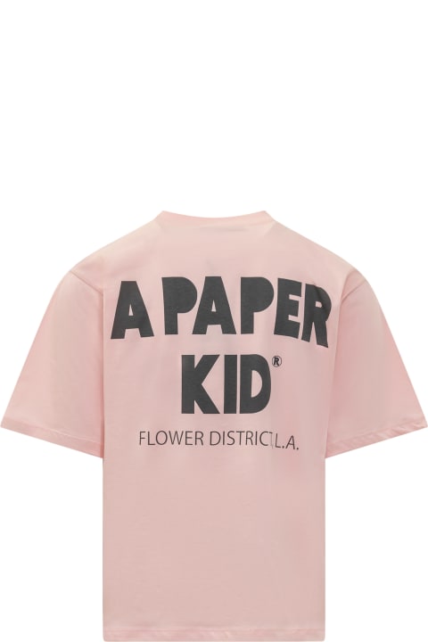 A Paper Kid Topwear for Women A Paper Kid Logo Print T-shirt