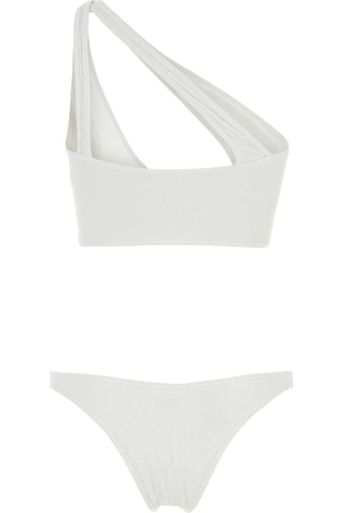 Swimwear for Women The Attico White Stretch Nylon Bikini