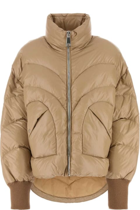 Khrisjoy Coats & Jackets for Women Khrisjoy Beige Nylon Down Jacket