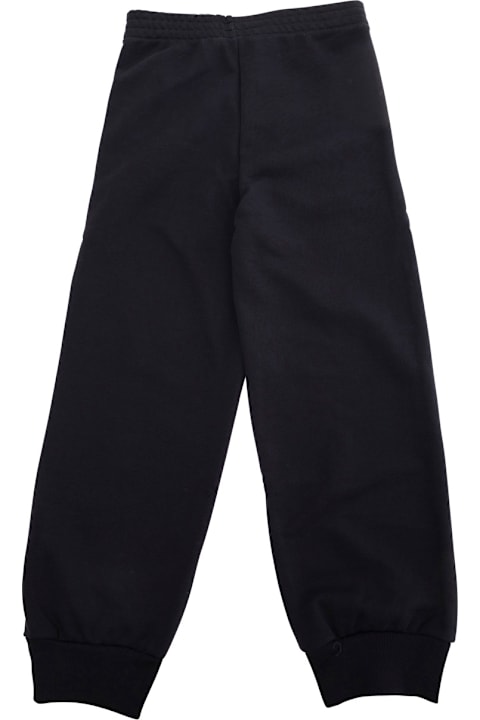 Marni for Boys Marni Blue Pants With Logo On The Leg In Cotton Boy