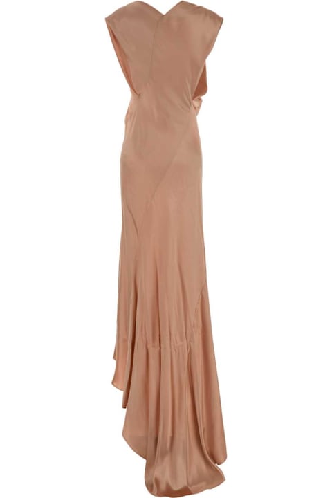 Homeware Alberta Ferretti Pink Satin Long Dress